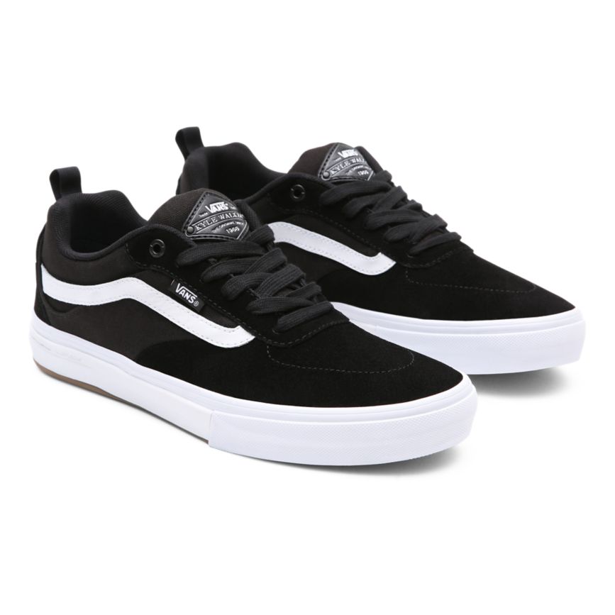 Vans Kyle Walker Pro Dam Svarta/Vita - Vans Skateskor Rea Online (TUHXL8349)